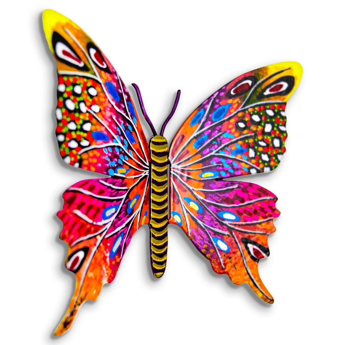 Patricia Govezensky- Original Painting on Cutout Steel "Butterfly"