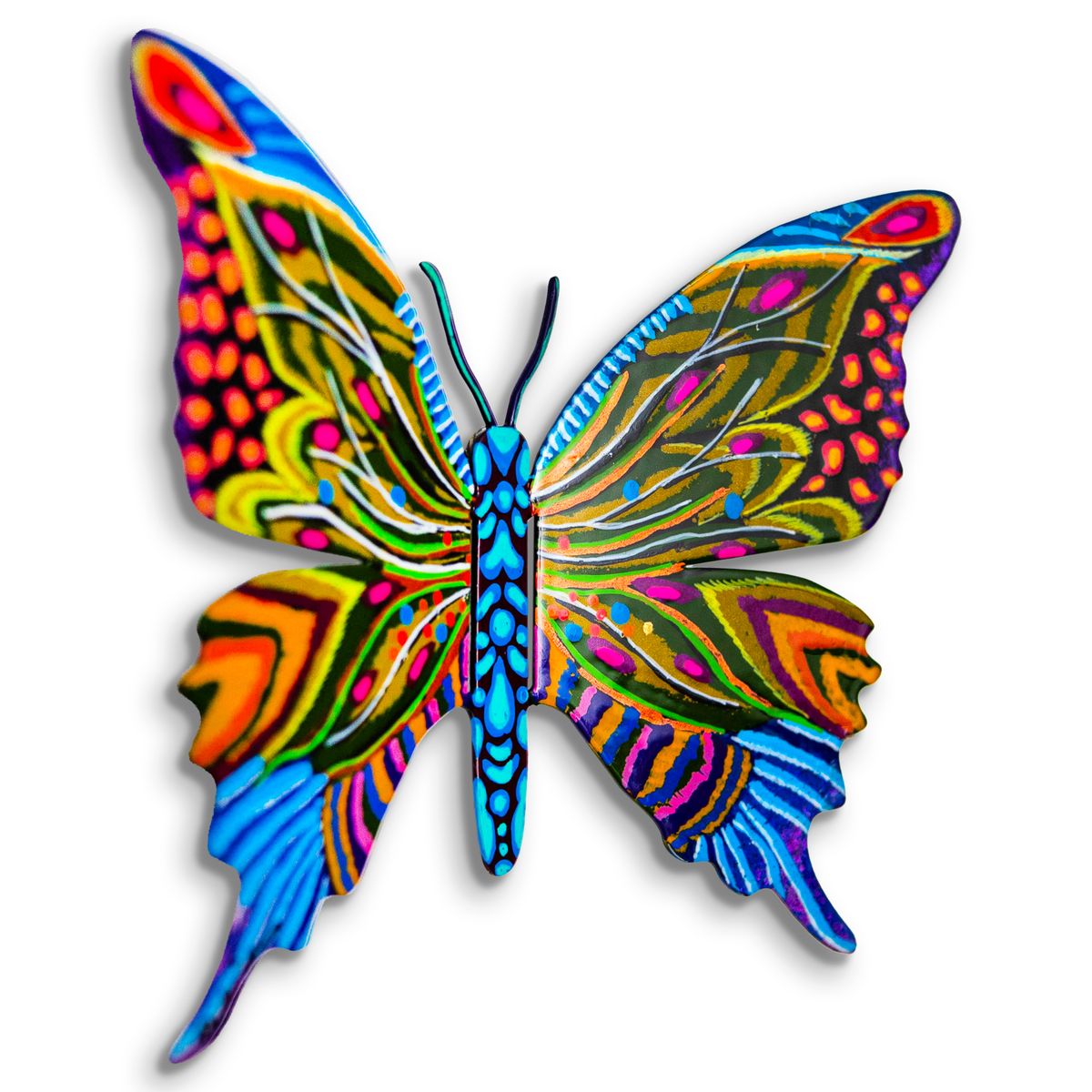 Patricia Govezensky- Original Painting on Cutout Steel "Butterfly"