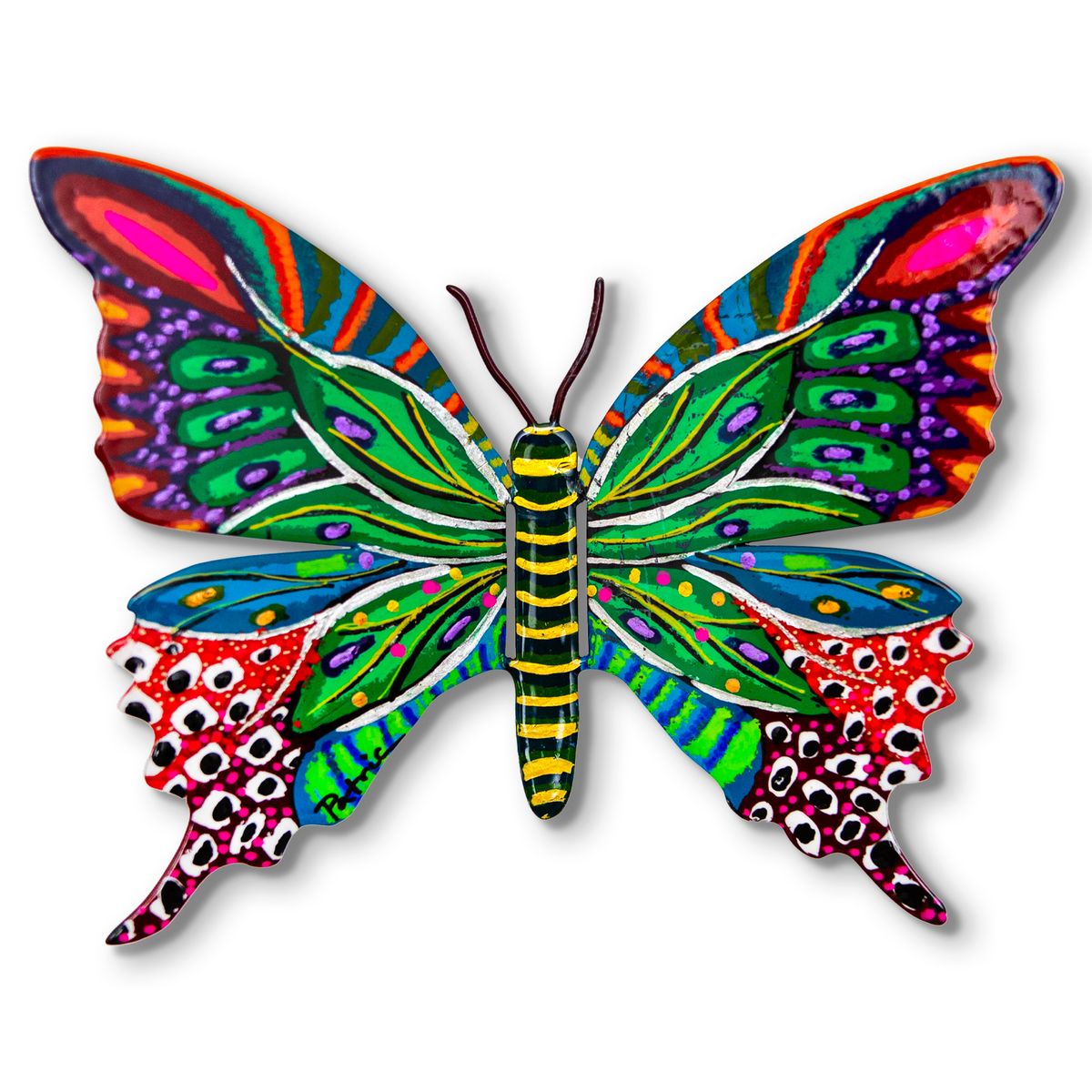 Patricia Govezensky- Original Painting on Cutout Steel "Butterfly"