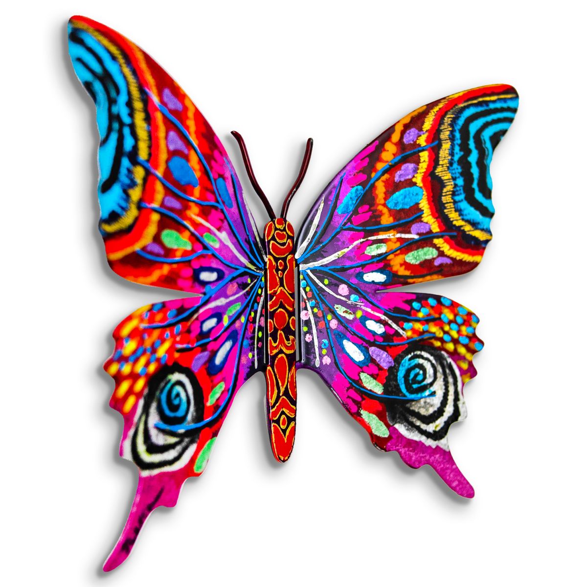 Patricia Govezensky- Original Painting on Cutout Steel "Butterfly"