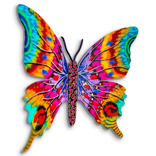 Patricia Govezensky- Original Painting on Cutout Steel "Butterfly"