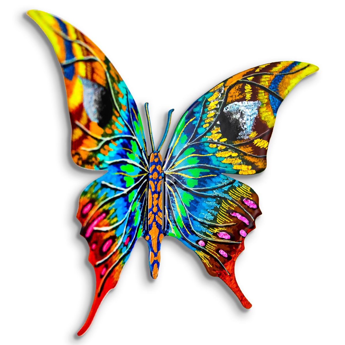 Patricia Govezensky- Original Painting on Cutout Steel "Butterfly"