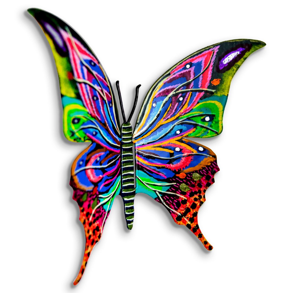 Patricia Govezensky- Original Painting on Cutout Steel "Butterfly"