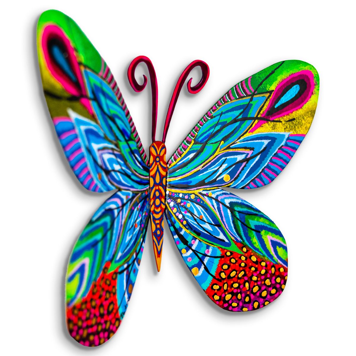Patricia Govezensky- Original Painting on Cutout Steel "Butterfly"