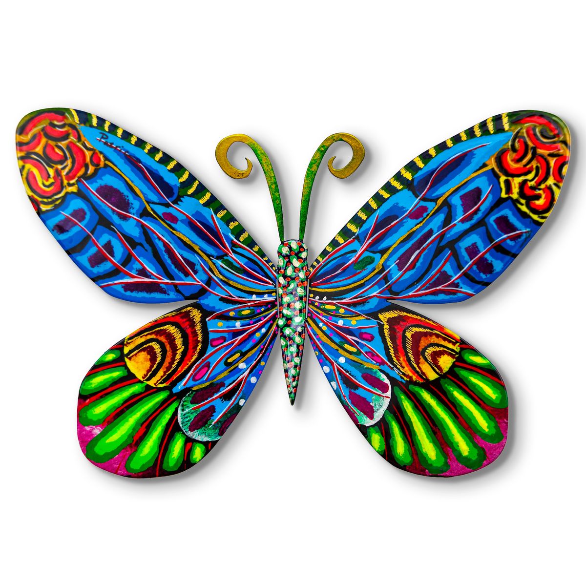 Patricia Govezensky- Original Painting on Cutout Steel "Butterfly"