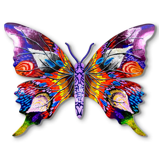 Patricia Govezensky- Original Painting on Cutout Steel "Butterfly"