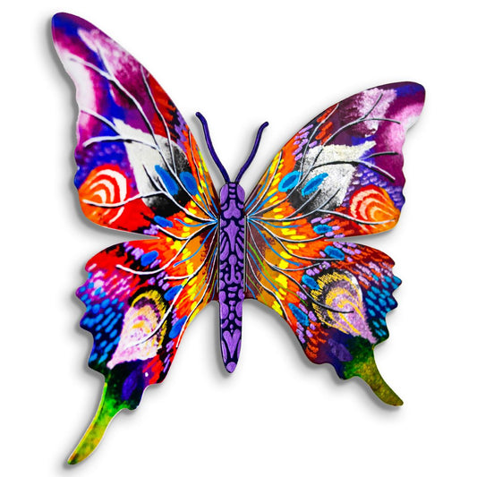 Patricia Govezensky- Original Painting on Cutout Steel "Butterfly"
