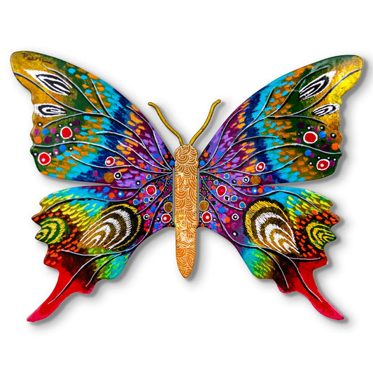 Patricia Govezensky- Original Painting on Cutout Steel "Butterfly"