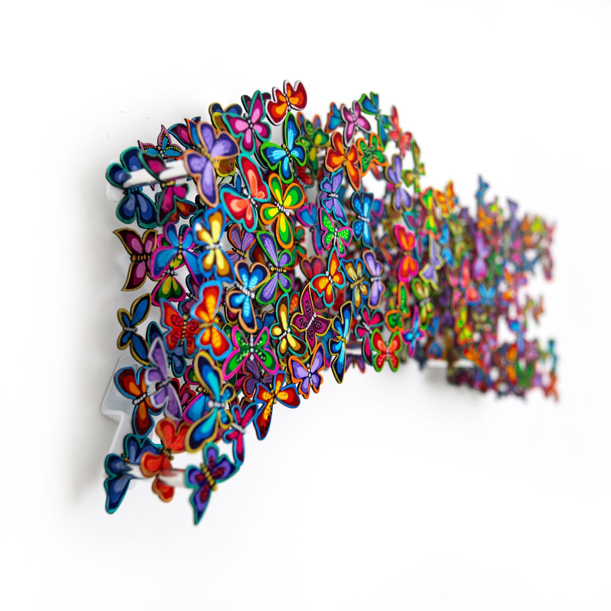 Patricia Govezensky- Original Painting on Cutout Steel "L O V E"