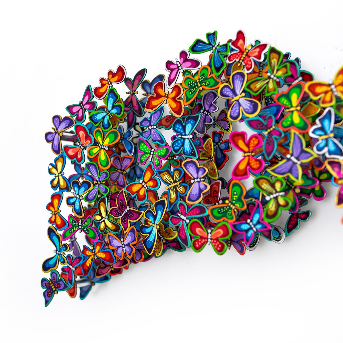 Patricia Govezensky- Original Painting on Cutout Steel "L O V E"