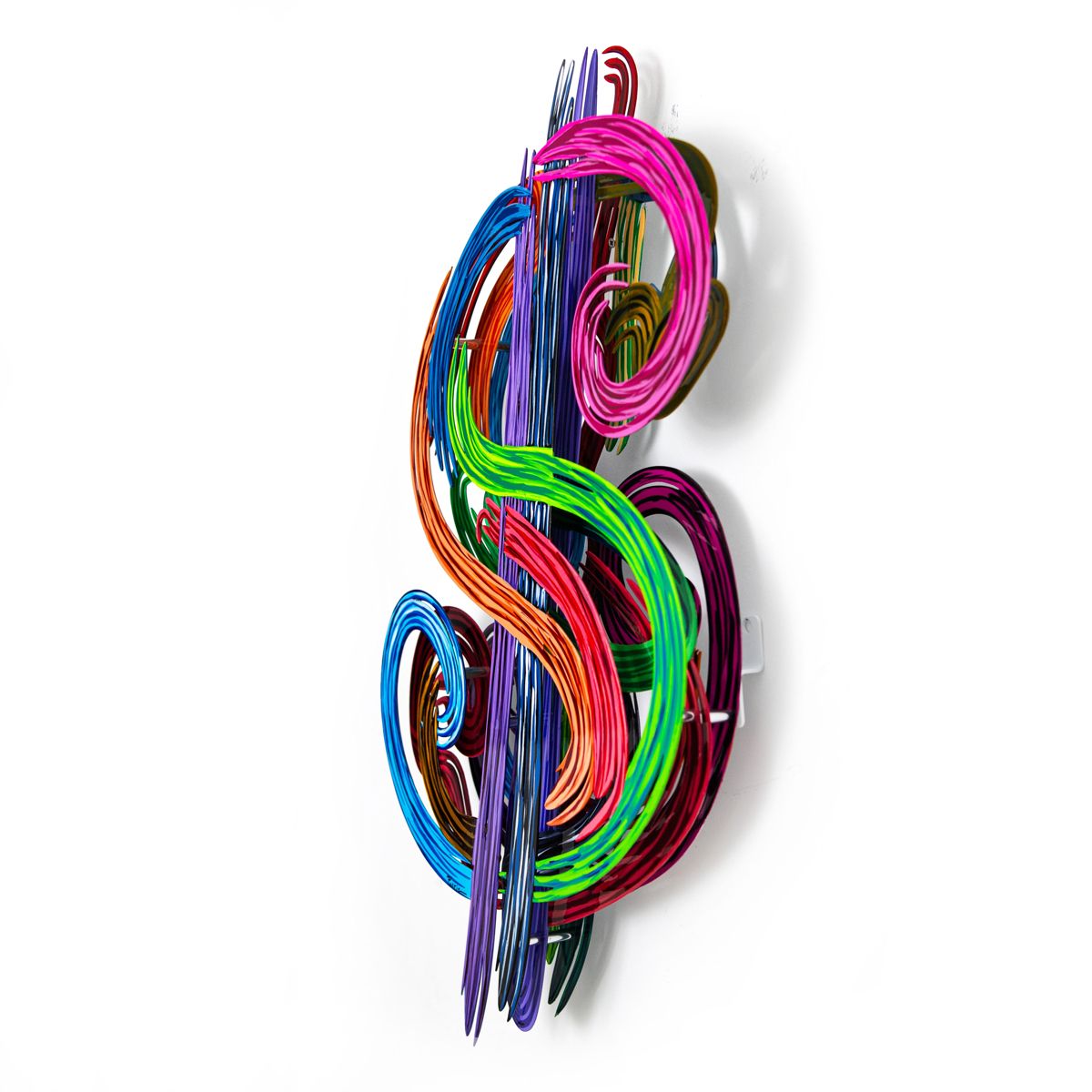 Patricia Govezensky- Original Painting on Cutout Steel "$"