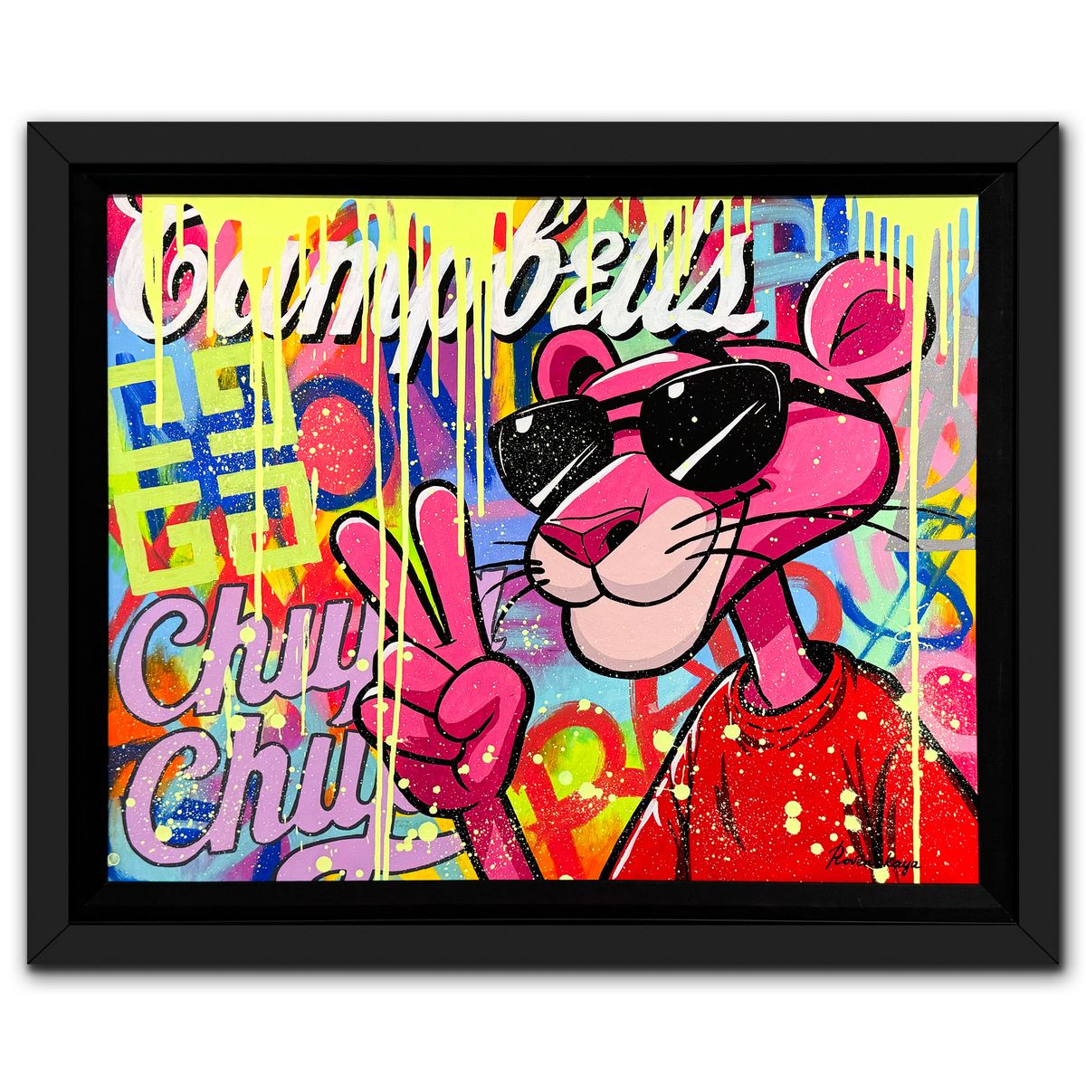 Nastya Rovenskaya- Original Oil on Canvas "Pop Rebel"