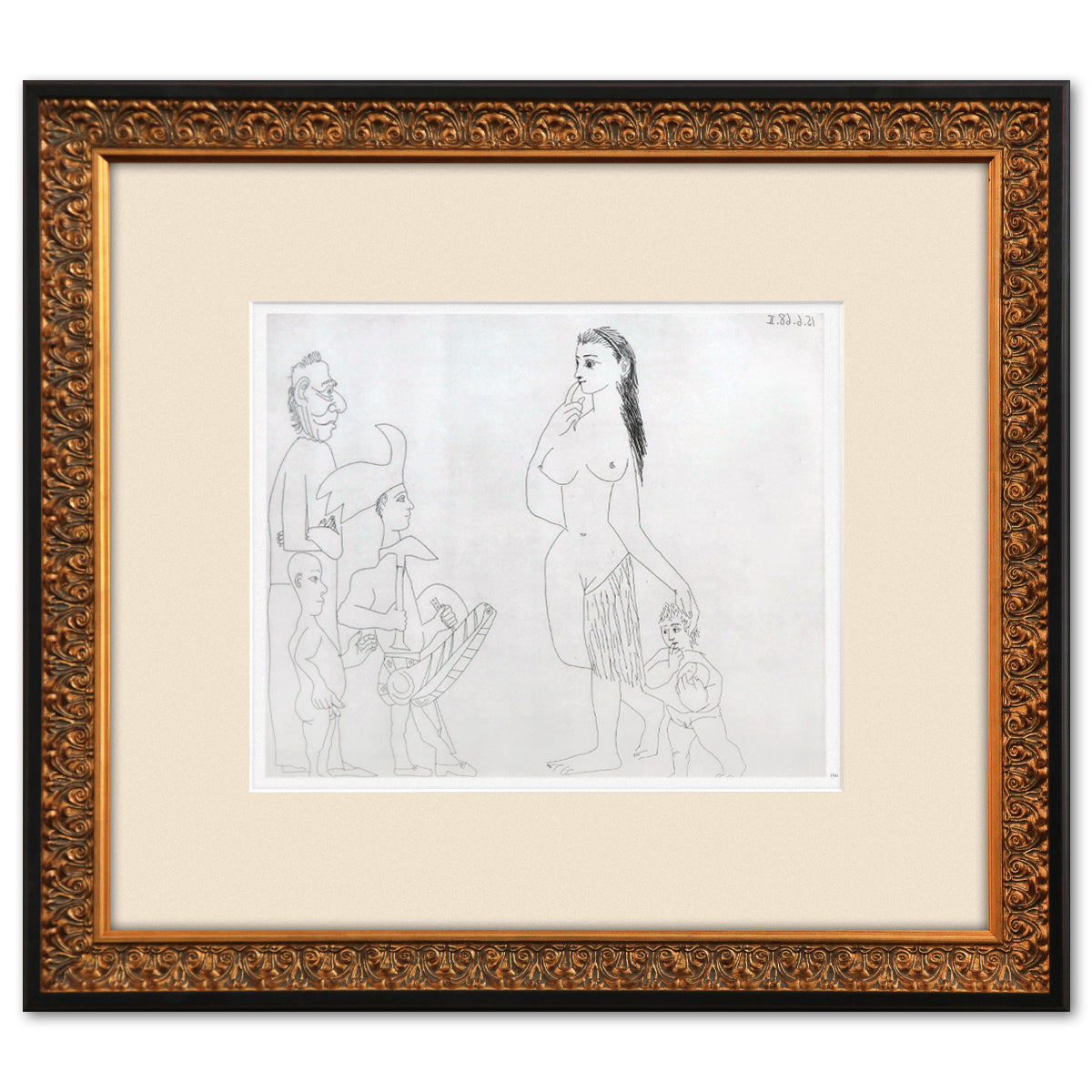 After Pablo Picasso- Offset Lithograph "From The 347 Series"