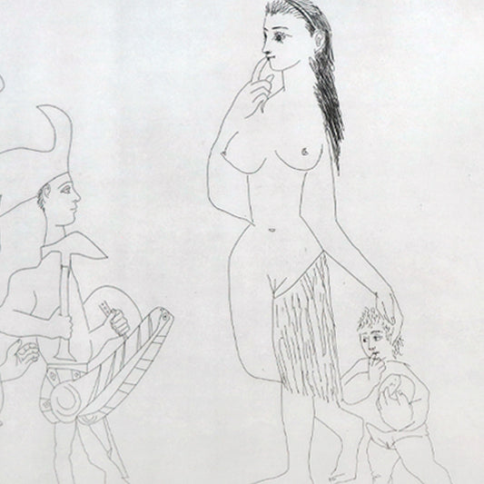 After Pablo Picasso- Offset Lithograph "From The 347 Series"