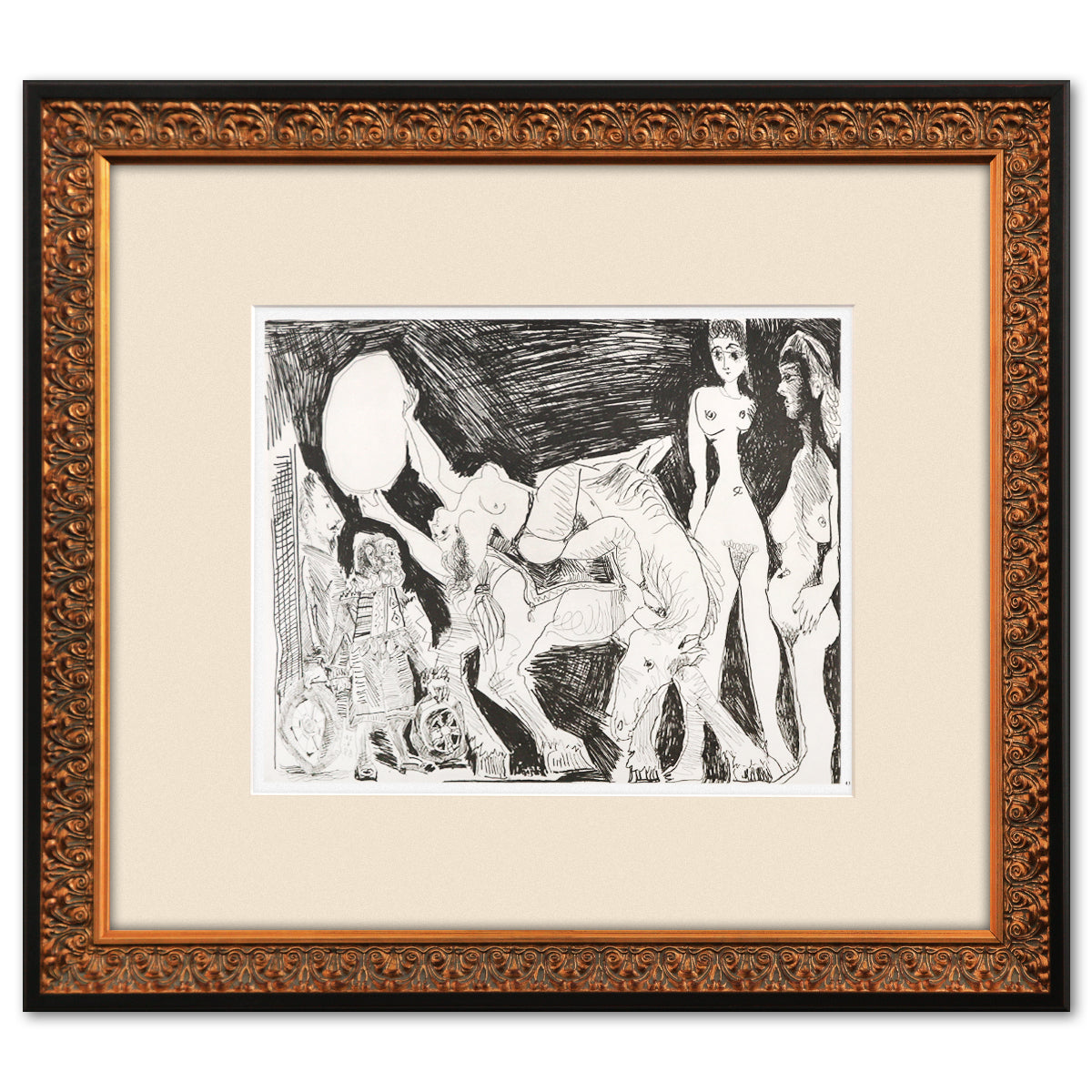 After Pablo Picasso- Offset Lithograph "From The 347 Series"