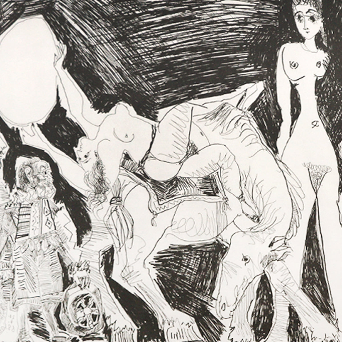 After Pablo Picasso- Offset Lithograph "From The 347 Series"