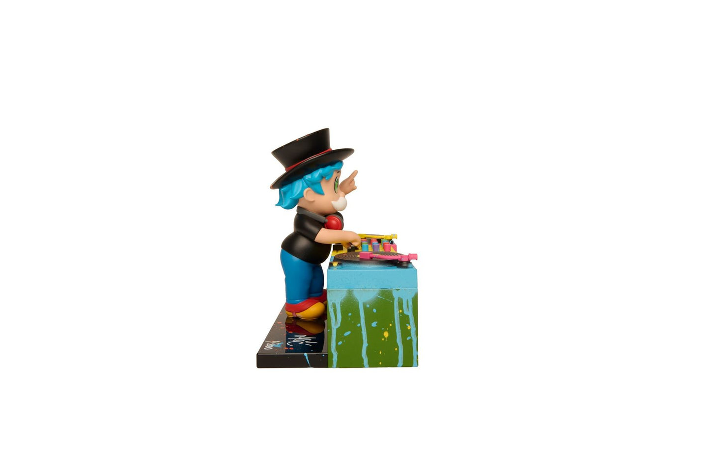 Alec Monopoly- Hand Painted Cast Vinyl "DJ Monopz"