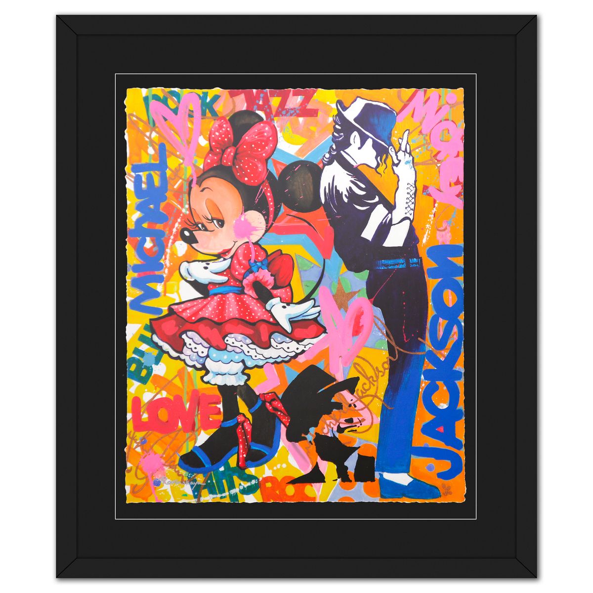 Nastya Rovenskaya- Original Mixed Media on Deckle Edge Paper "Back To Back"