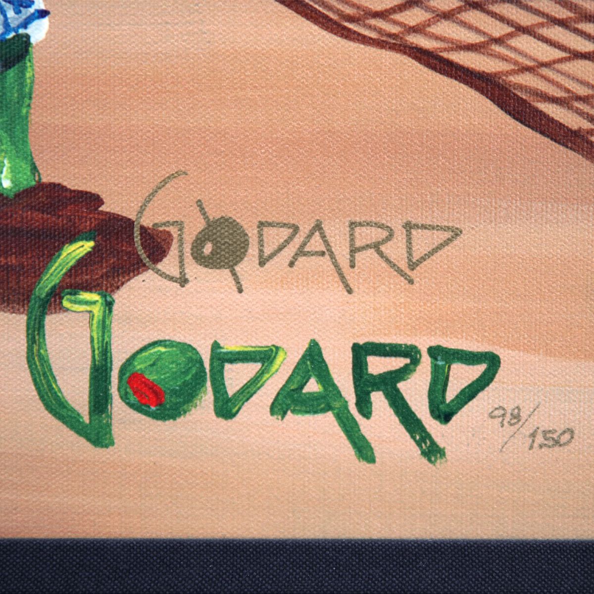 Michael Godard- Giclee on Canvas "Olives Gone Wild 2"
