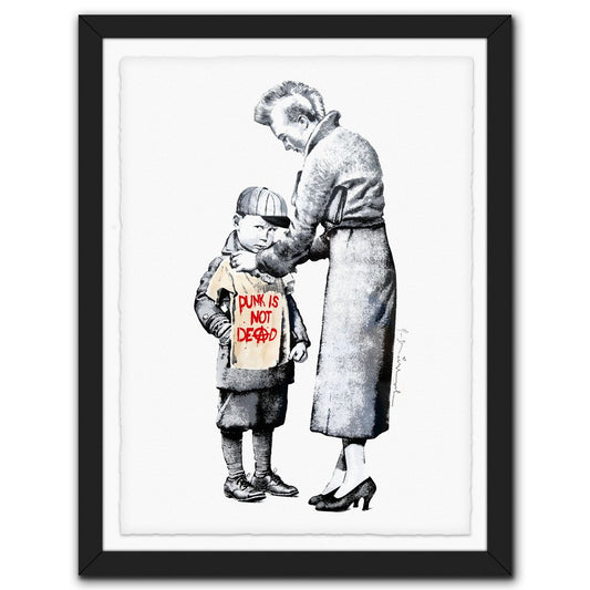 Mr Brainwash- Silkscreen "Punk's Not Dead"