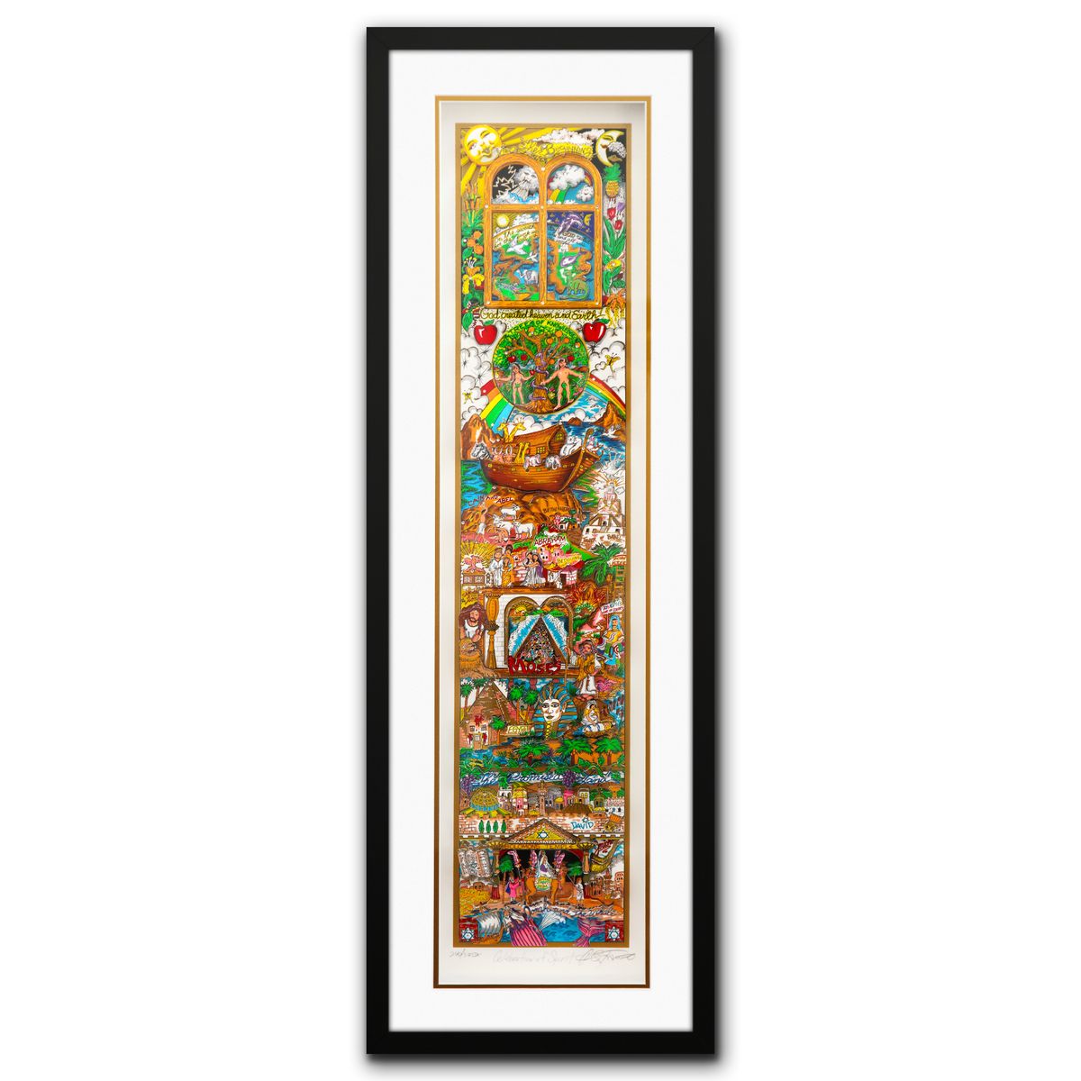 Charles Fazzino- 3D Construction Silkscreen Serigraph "A Celebration of Spirit"