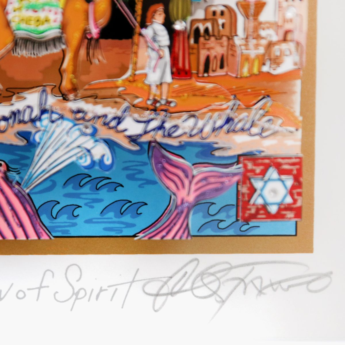 Charles Fazzino- 3D Construction Silkscreen Serigraph "A Celebration of Spirit"