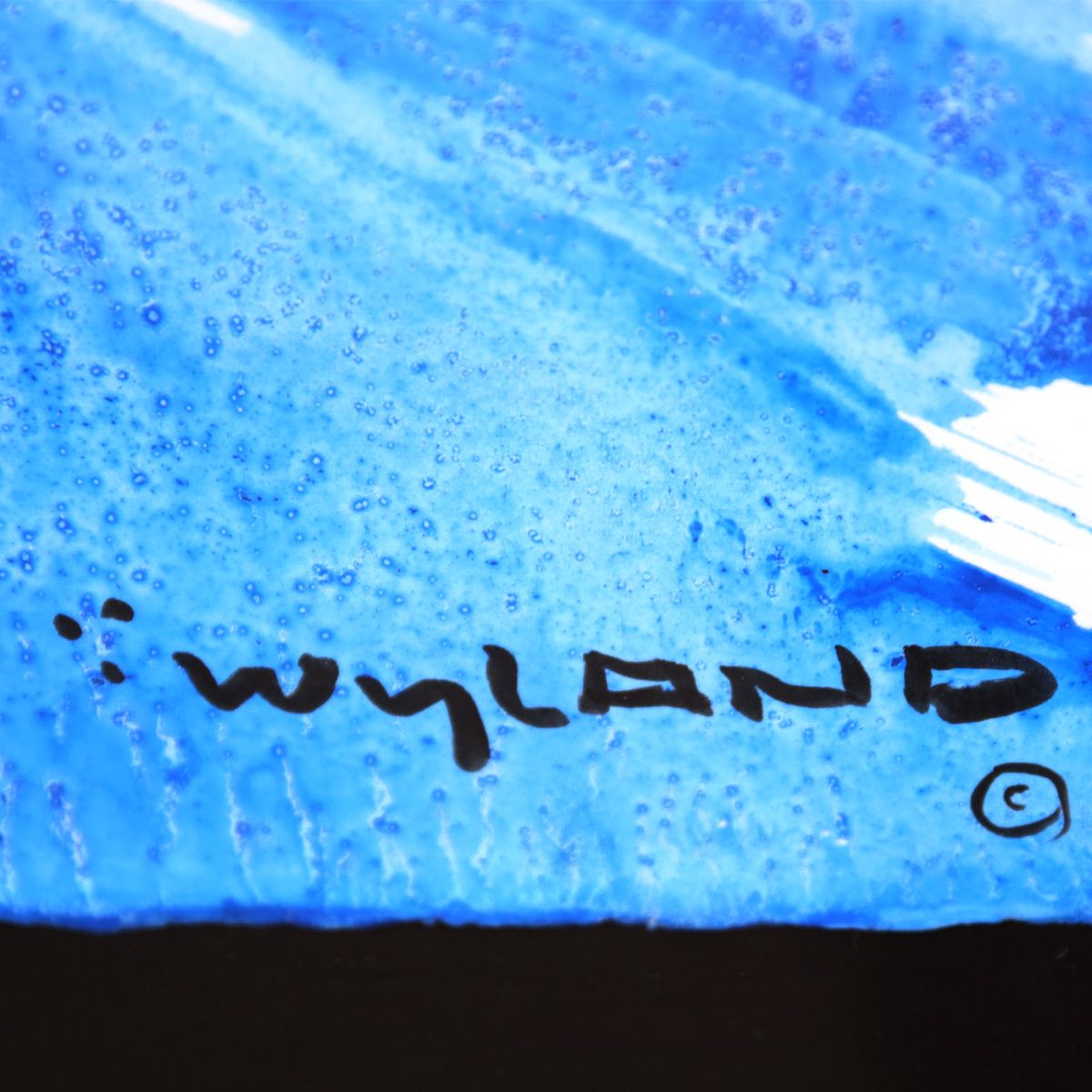 Wyland- Original Sumi Ink Painting "Dolphin"