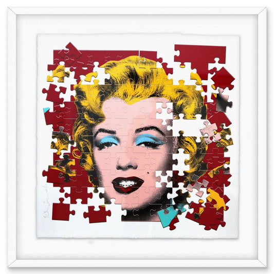 Mr. Brainwash- Silkscreen with Hand Torn Edges "A Piece of a Legend"