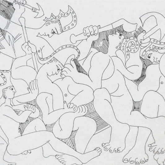 After Pablo Picasso- Offset Lithograph "From The 347 Series"