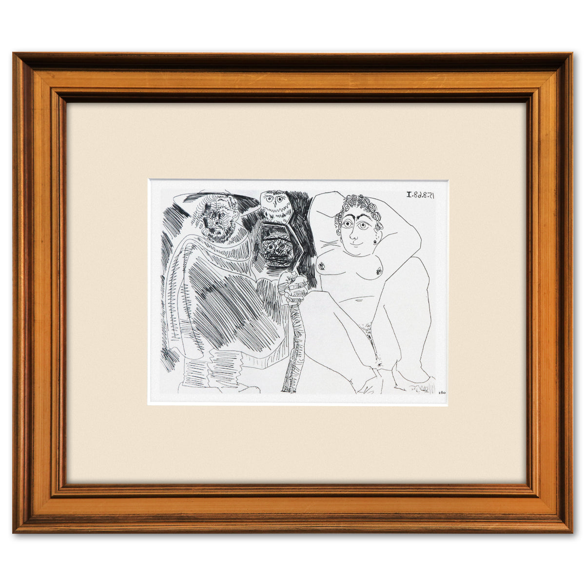 After Pablo Picasso- Offset Lithograph "From The 347 Series"