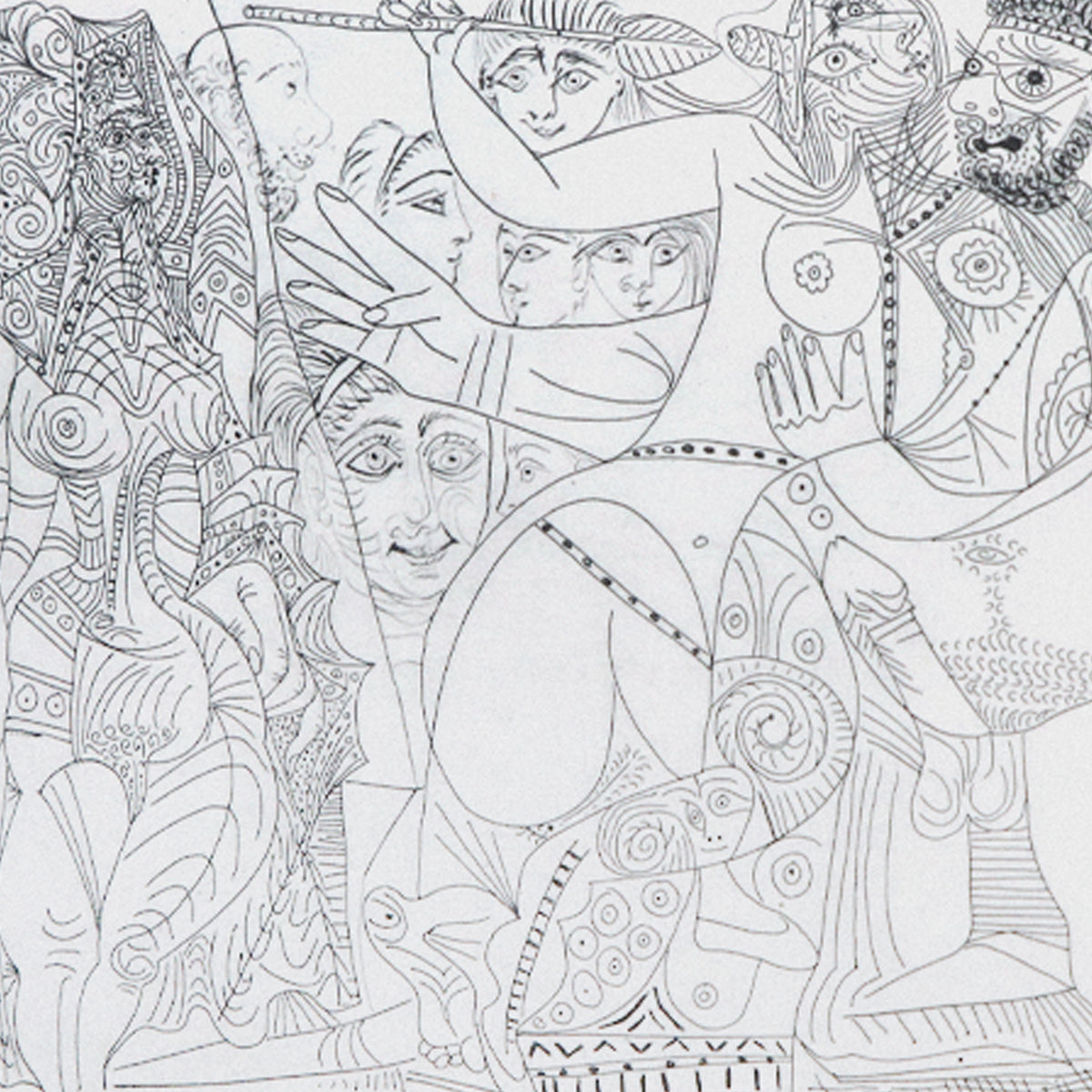 After Pablo Picasso- Offset Lithograph "From The 347 Series"