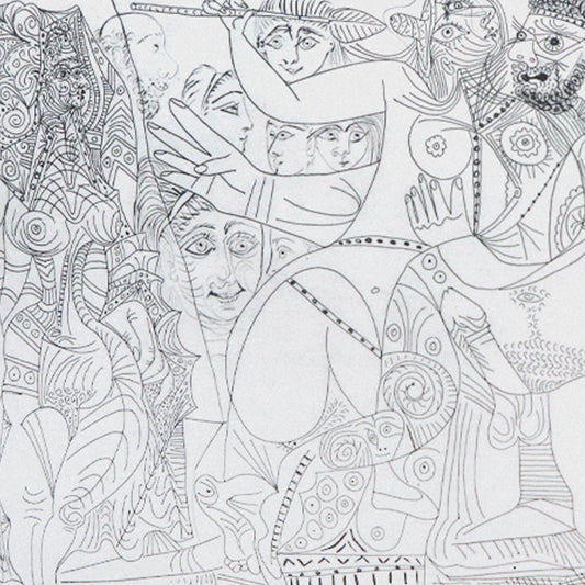 After Pablo Picasso- Offset Lithograph "From The 347 Series"