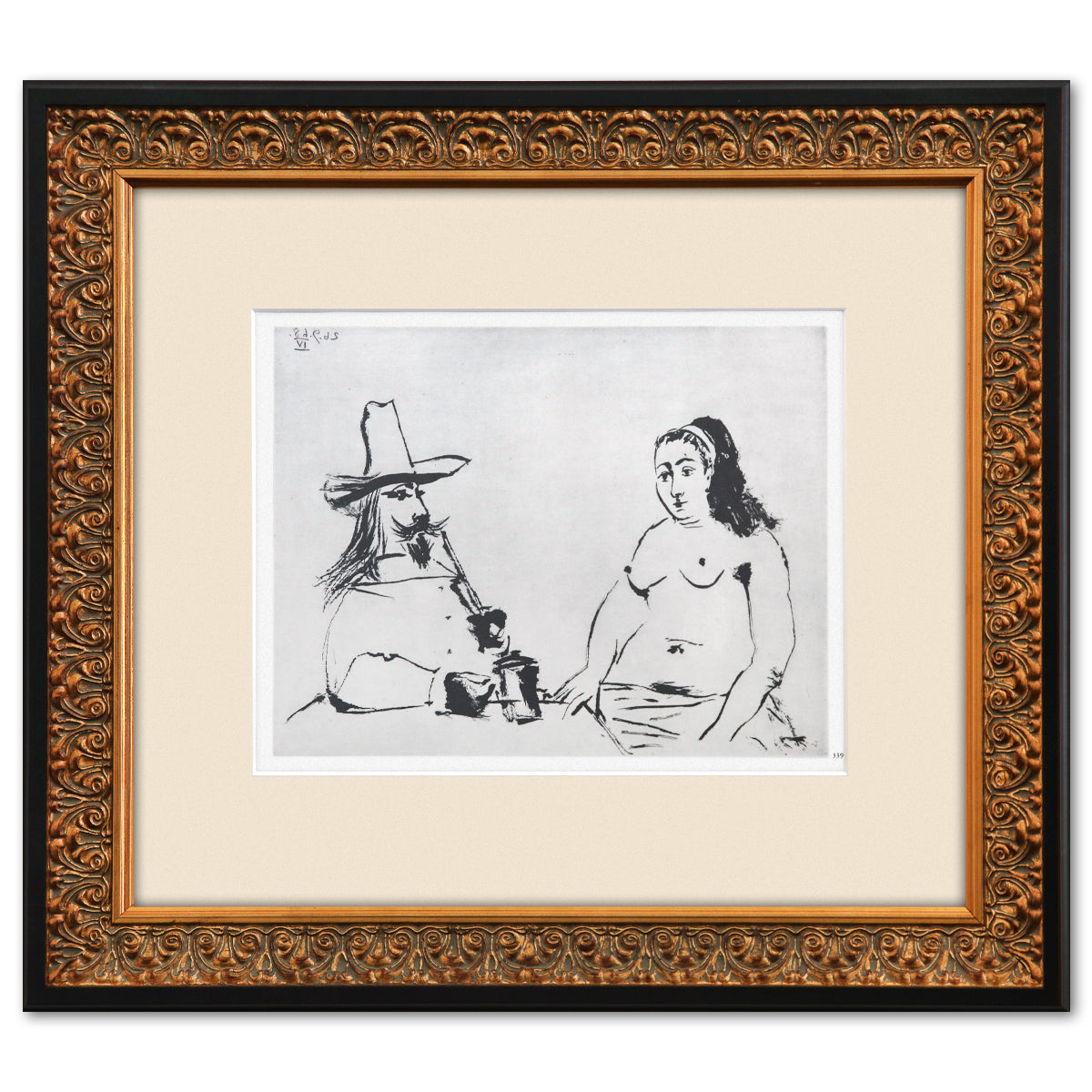 After Pablo Picasso- Offset Lithograph "From The 347 Series"
