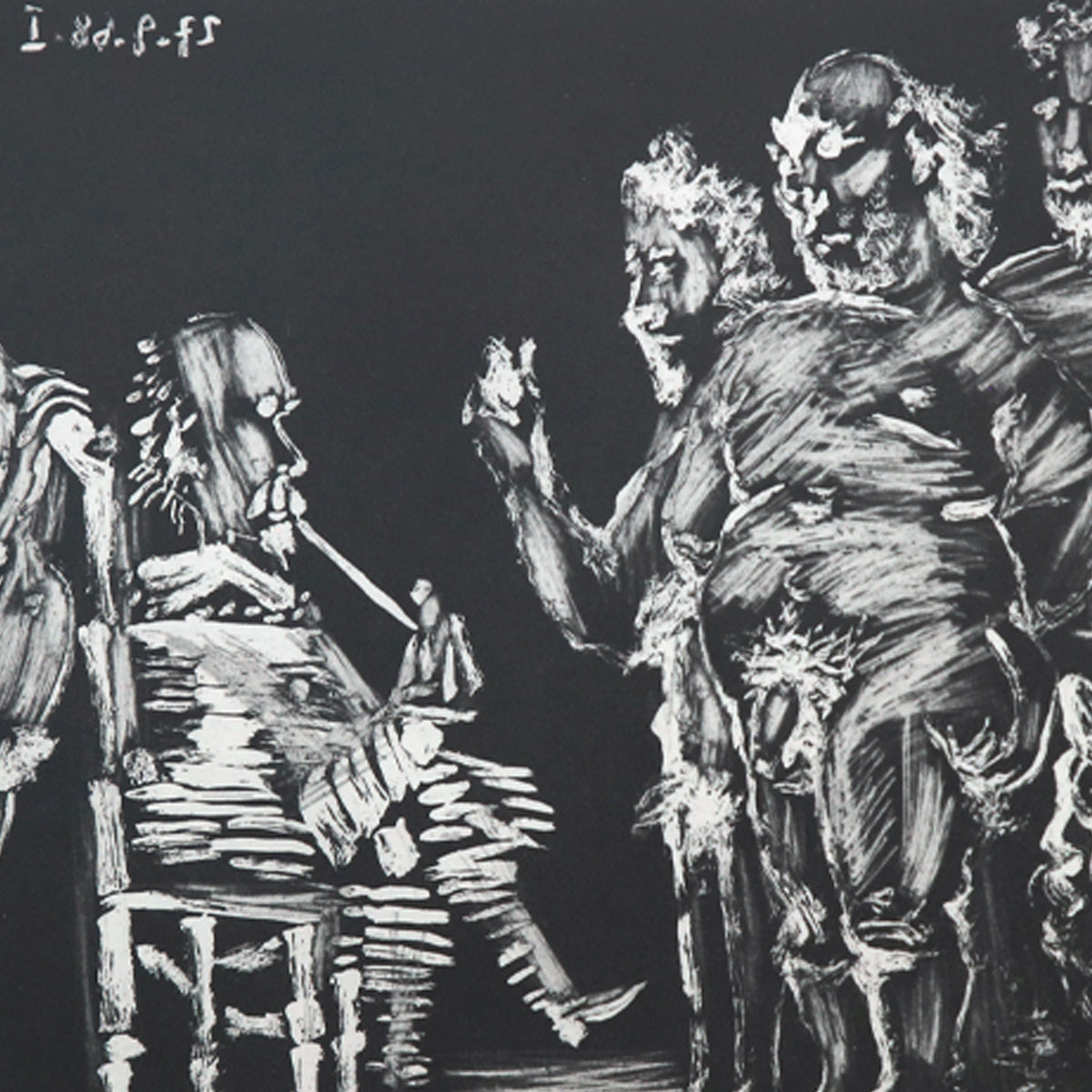 After Pablo Picasso- Offset Lithograph "From The 347 Series"