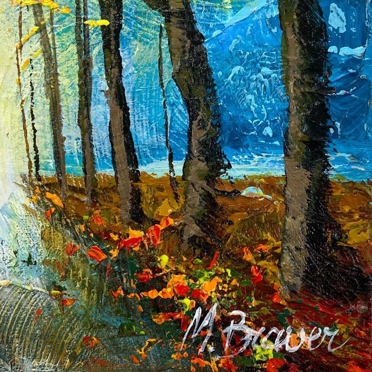 Mark Braver, Original Oil Painting on Canvas, Hand Signed with Letter of Authenticity.