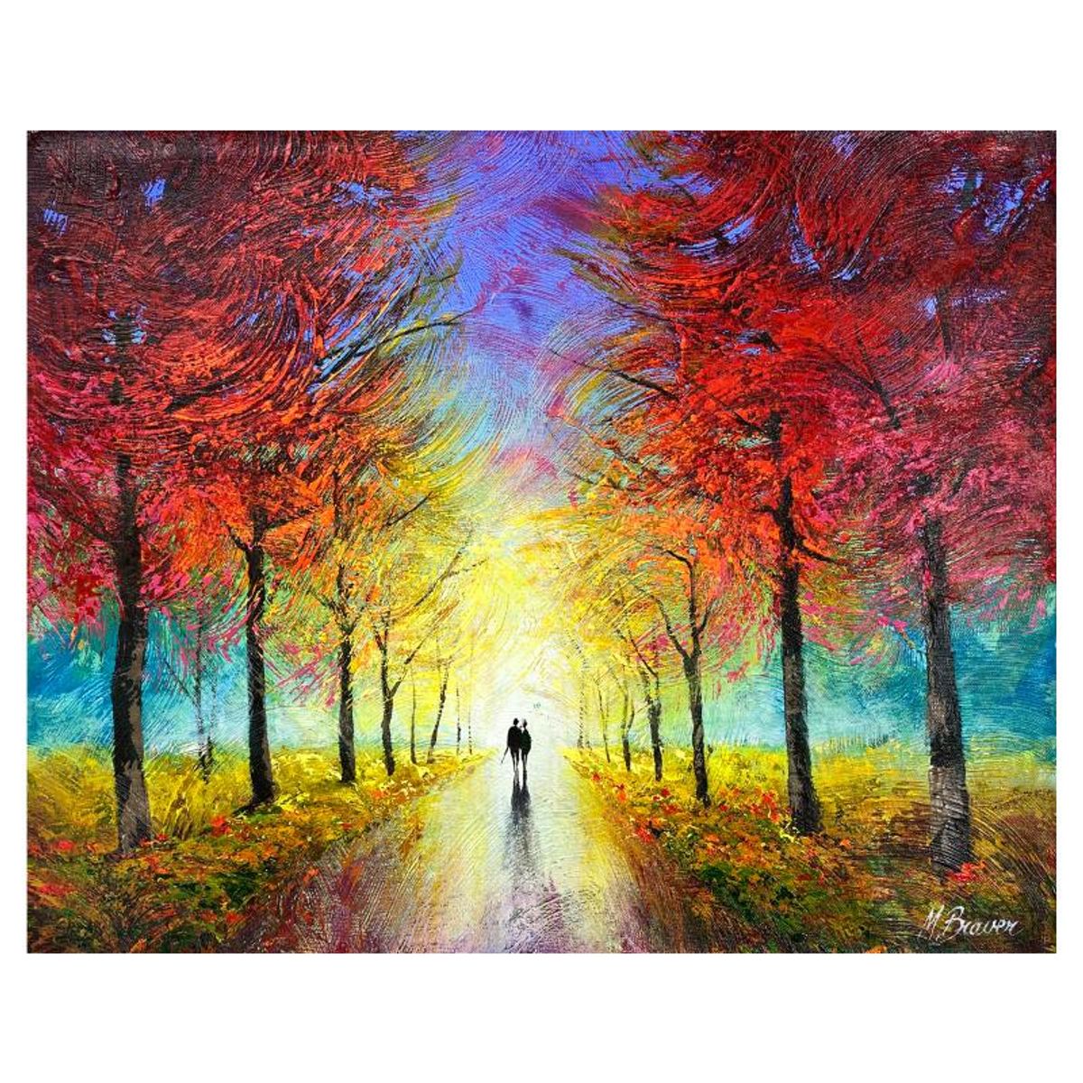 Mark Braver, Original Oil Painting on Canvas, Hand Signed with Letter of Authenticity.