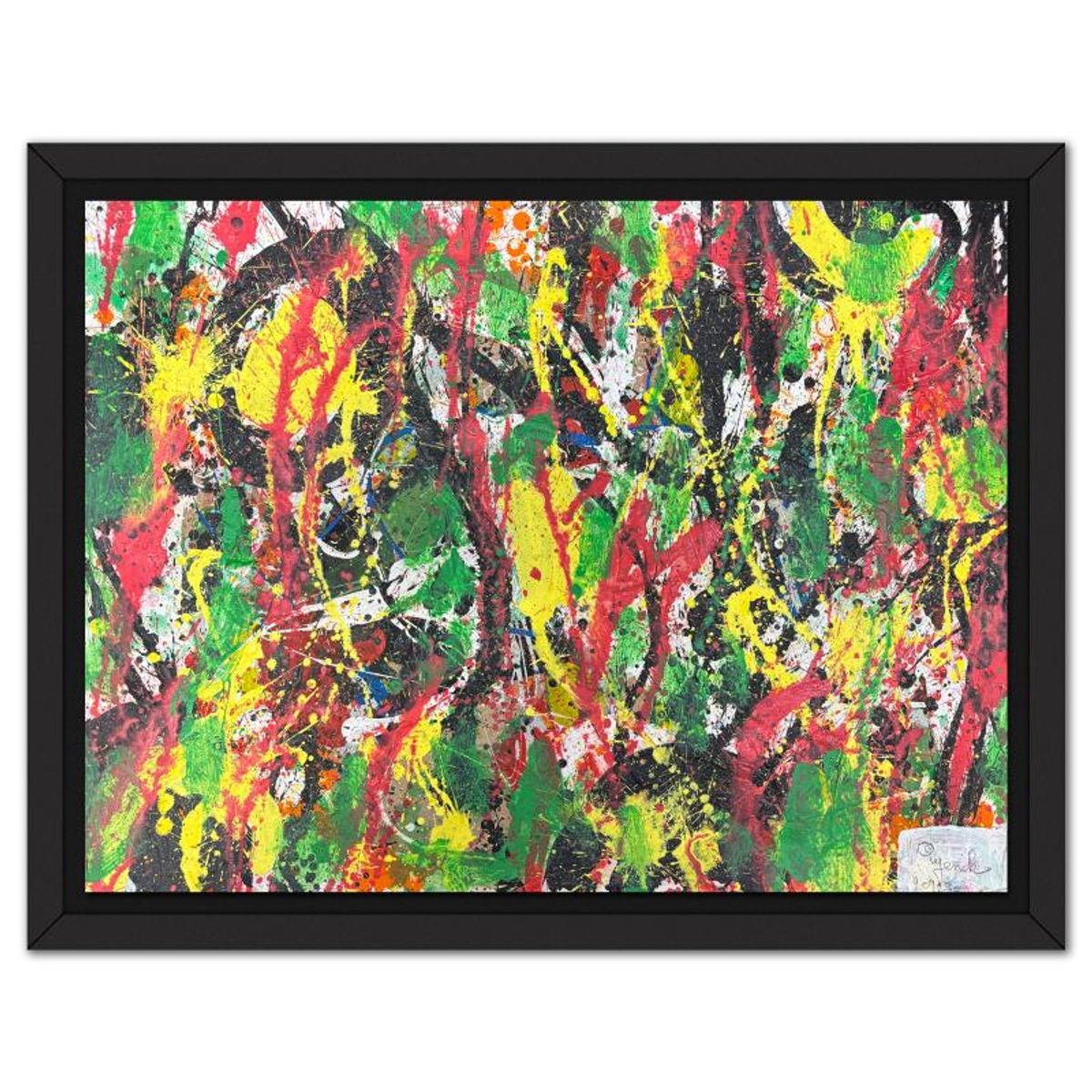 Jenik Cook, Framed Hand Signed Original Painting with Letter of Authenticity.