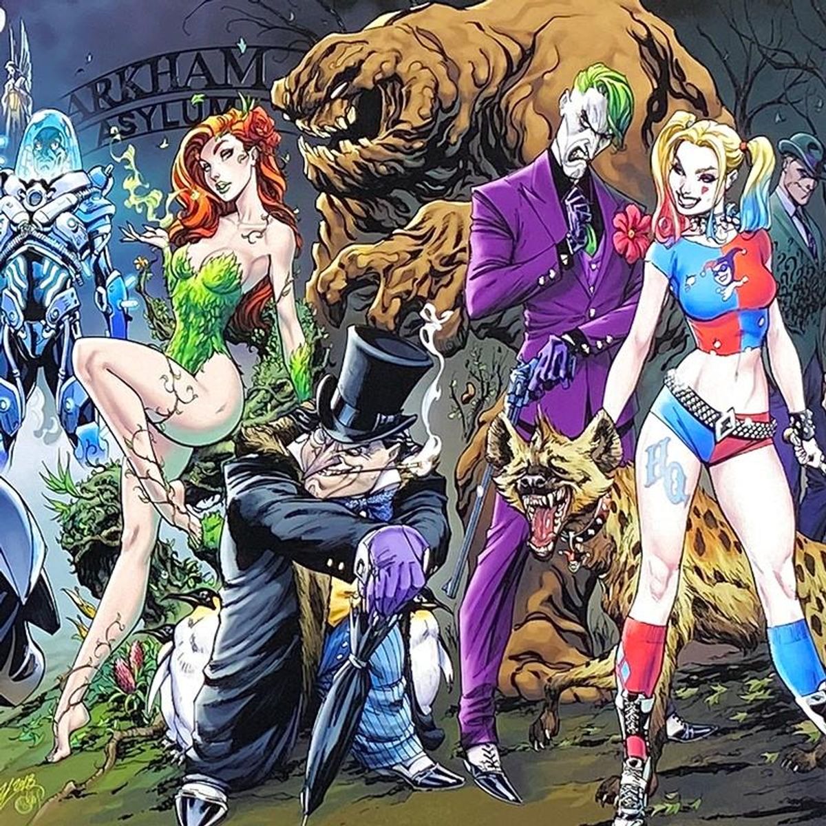 J. Scott Campbell, "Batman #50" Framed Limited Edition, PP Numbered 3/4 and Hand Signed with Letter of Authenticity.