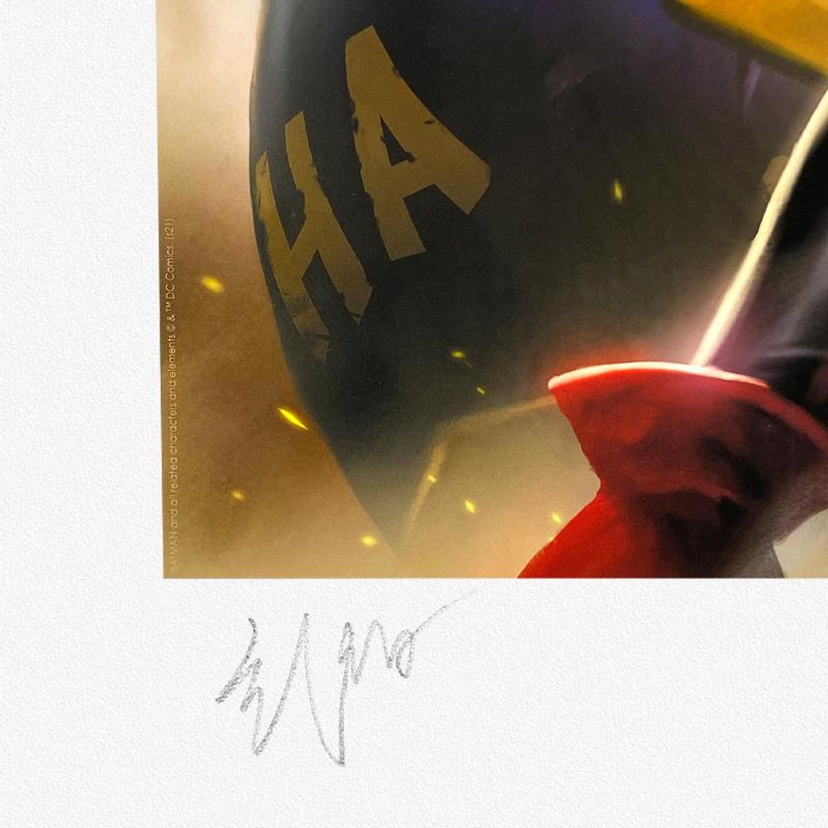 DC Comics & Heonhwa Choe, "Harley Quinn & The Joker" Limited Edition, PP Numbered 3/4 and Signed with Letter of Authenticity.