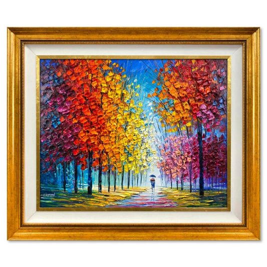 Slava Ilyayev, Framed Original Oil Painting on Canvas, Hand Signed with Letter of Authenticity.