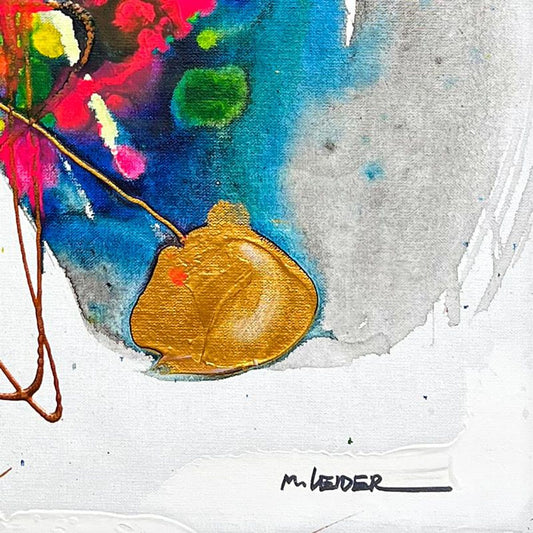 Moshe Leider, Original Painting on Canvas, Hand Signed with Letter of Authenticity.
