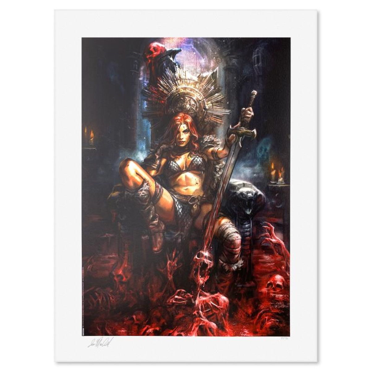 Ian MacDonald, "Red Sonja: Long Live the Queen" Limited Edition, PP Numbered 3/4 and Signed with Letter of Authenticity.