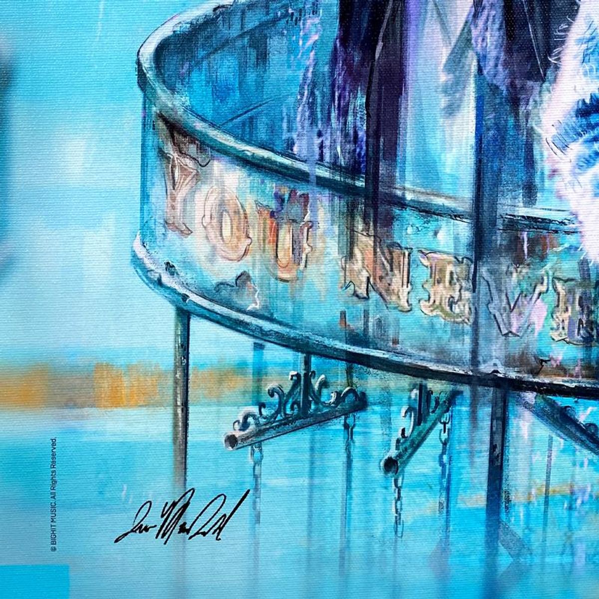 Ian MacDonald, "BTS: Spring Day" Limited Edition on Canvas, PP Numbered 3/4 and Signed with Letter of Authenticity.