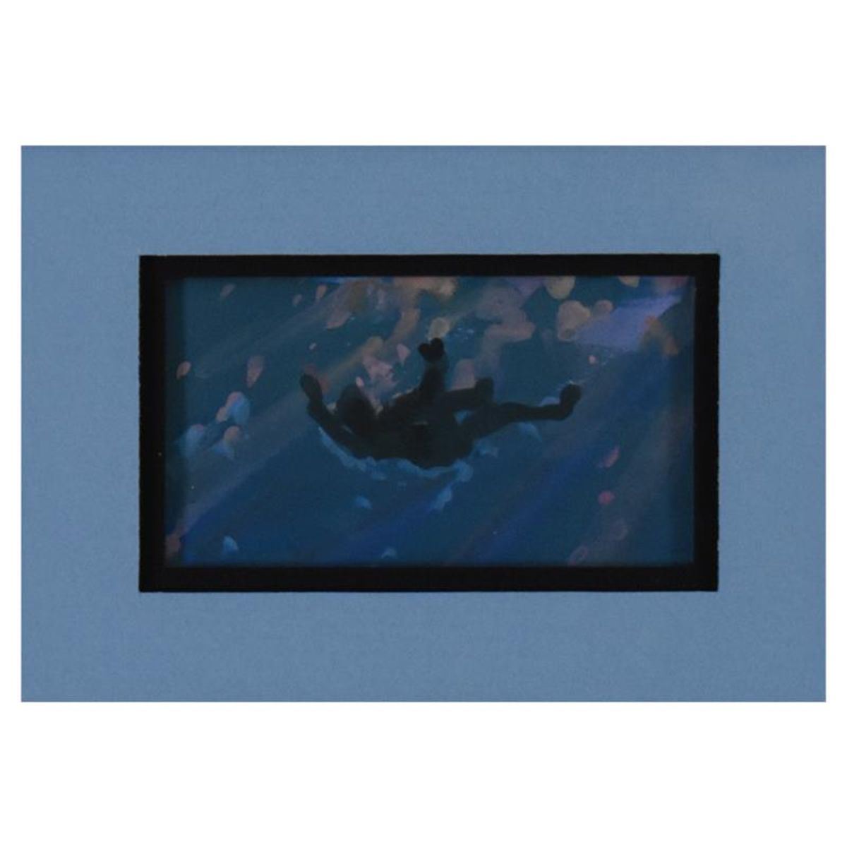 Marvel Comics, Framed Original Story Board Production Painting with Letter of Authenticity.