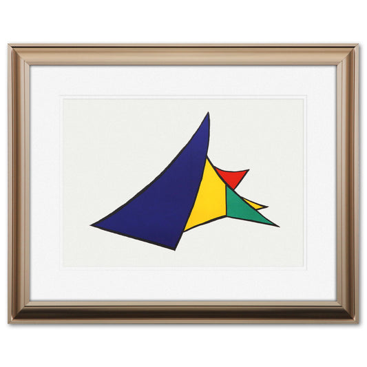 Alexander Calder- Lithograph "DLM141 - CHASSE NEIGE"