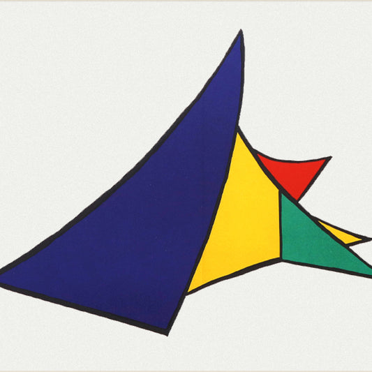 Alexander Calder- Lithograph "DLM141 - CHASSE NEIGE"