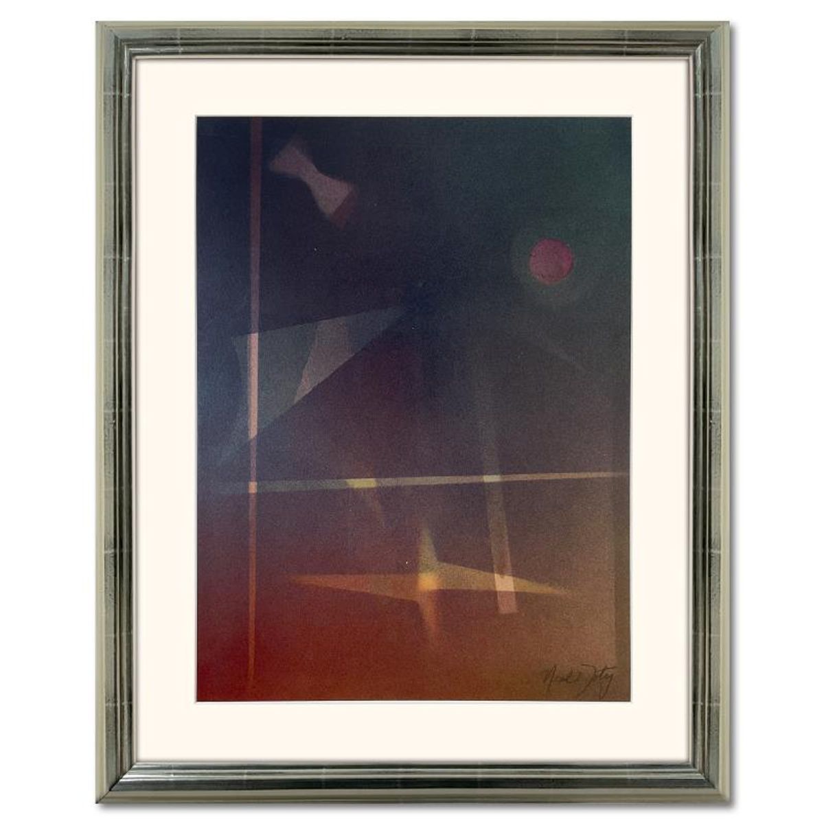 Neal Doty (1941-2016), Framed One-of-a-Kind Mixed Media, Hand Signed with Letter of Authenticity.