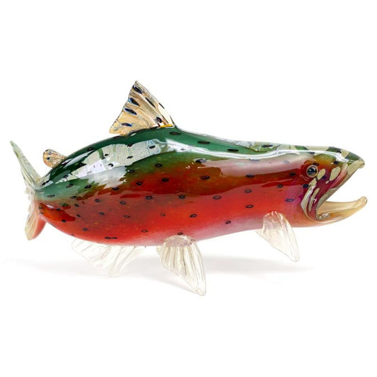Andy Nichols, Hand Blown Glass Fish, Dated 2010 and Hand Signed with Letter of Authenticity.