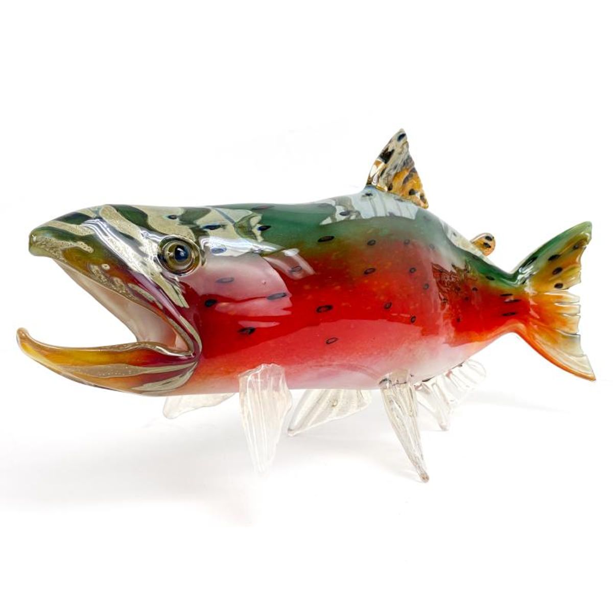 Andy Nichols, Hand Blown Glass Fish, Dated 2010 and Hand Signed with Letter of Authenticity.