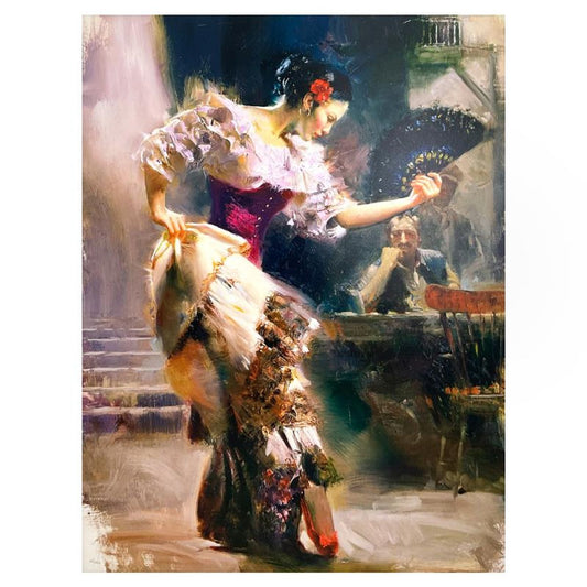 Pino (1939-2010), "Spanish Dancer" Limited Edition on Canvas, Numbered 44/250 and Hand Signed with Certificate of Authenticity.